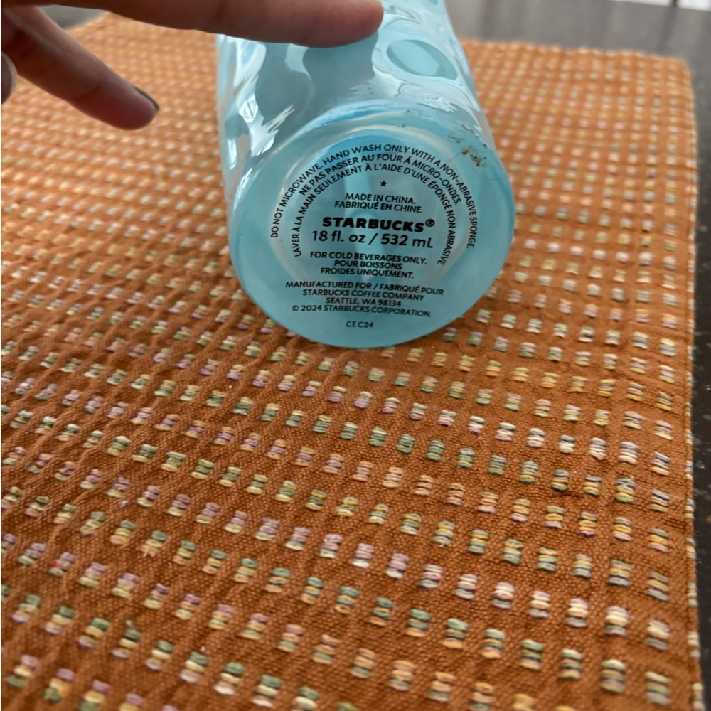 Starbucks Aqua Tumbler with Straw - Picture 4 of 4